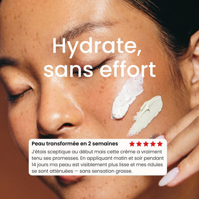 Crème hydratante au rétinol